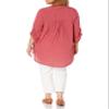 EVANS Women's Plus Size Tunic-Island Breeze, Rose, 16 view 2