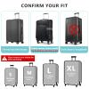 Travelkin Luggage Covers For Suitcase Tsa Approved Suitcase Cover Protector view 3