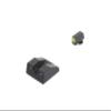 Meprolight Hyper-Bright Pistol Sight Set Compatible with Taurus G2/G2 C/G3, Yellow Ring, Green Fixed Sights, OEM Poly, PT111 (465513121) view 2