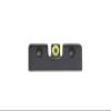 Meprolight Hyper-Bright Pistol Sight Set Compatible with Taurus G2/G2 C/G3, Yellow Ring, Green Fixed Sights, OEM Poly, PT111 (465513121) view 3