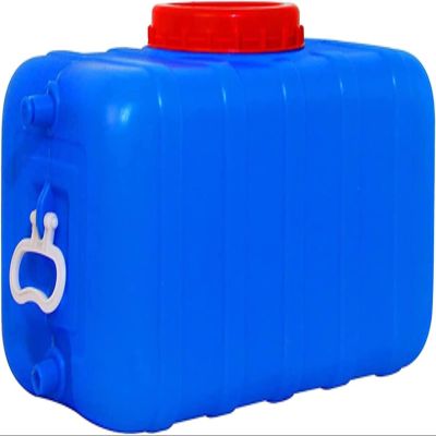 YXCUIDP Home Horizontal Storage Water Tank Portable Camping Water Container with Faucet for Field Travel(50L)