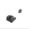 MEPRO Hyper-Bright tritium Night Sights Compatible with Taurus G2, Green tritium, Orange Colored Front Ring, U-Notch Rear by Meprolight view 2