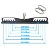 KORIKAHM Adjustable Lat Pull down Bar, Cable Machine Attachments for Gym, Home Gym Fitness T-bar Row Pulldown Attachments, Lat Pull Down Machine Wide Grip Neutral Grip Handle (SP-B06) view 2