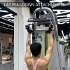 KORIKAHM Adjustable Lat Pull down Bar, Cable Machine Attachments for Gym, Home Gym Fitness T-bar Row Pulldown Attachments, Lat Pull Down Machine Wide Grip Neutral Grip Handle (SP-B06) view 4
