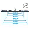 KORIKAHM Adjustable Lat Pull down Bar, Cable Machine Attachments for Gym, Home Gym Fitness T-bar Row Pulldown Attachments, Lat Pull Down Machine Wide Grip Neutral Grip Handle (SP-B07) view 2