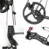 SHARROW Dual-Purpose Compound Bow, 40-65lbs Adjustable, 25.5-28.5 Inch Draw Length, Left/Right Hand, Black Aluminum, 52lbs, 28.5 Inch, Projectile Bow view 3