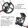 SHARROW Dual-Purpose Compound Bow, 40-65lbs Adjustable, 25.5-28.5 Inch Draw Length, Left/Right Hand, Black Aluminum, 52lbs, 28.5 Inch, Projectile Bow view 4