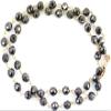 6mm Certified Round Faceted Black Diamond Beads Designer Necklace With 925 Sterling Silver, Customized Finish & Size, Beautiful Unisex Necklace, Great Sparkle! (18 Inch, White Gold Finish) view 3