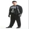 Honeystore Men's Scary Skeleton Cosplay Costume Two Piece Halloween Party Outfit 82230 M view 3