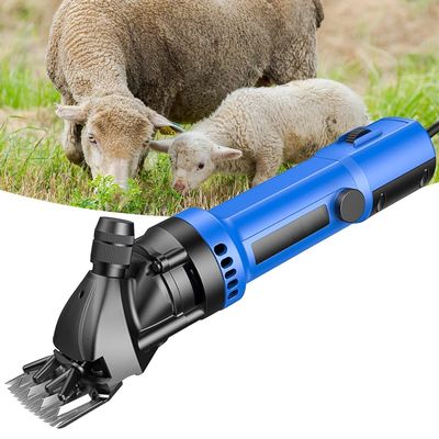DYK&NX Electric Sheep Clipper, 240W Sheep Shearing Machine, with 6 Speed Sheep Hair Trimming Grooming, for Shaving Fur Wool in Sheep, Goats, Cattle, Farm Livestock Pet (Color : 9 Teeth Power 1280)