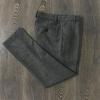 Vintage Men's Herringbone Tweed Dress Suit Pants Thick Wool Pleated Front Trousers Regular Fit (Hunt Green, 32W x 30L) view 4