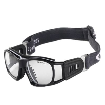 Runworld Sports Basketball Glasses for Men and Women, Anti Fog & Anti Collision, Safety Eyewear Protective Dribbling Goggles (Black)