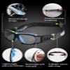 Runworld Sports Basketball Glasses for Men and Women, Anti Fog & Anti Collision, Safety Eyewear Protective Dribbling Goggles (Black) view 3