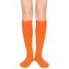 Womens Athletic Socks Knee High Running Socks Baseball Sock Over the Calf Socks 1 Pack Oange view 2