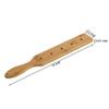 MGTECH Bamboo Wood Paddle, 14 Inch Solid Durable Smooth Wooden Paddle with Airflow Holes view 2