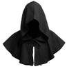 HKSICHENGKEJI Medieval Cowl Hooded Cloak Halloween Costume Hood Cape Hat Monk Priest Knight Robe Short Cosplay Poncho Cape Unisex Adults view 1