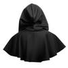 HKSICHENGKEJI Medieval Cowl Hooded Cloak Halloween Costume Hood Cape Hat Monk Priest Knight Robe Short Cosplay Poncho Cape Unisex Adults view 4