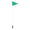 Flag Pole, Golf Cart Flag for Safety Adjustable Height, Green Visibility for Outdoor, Recumbent Cycling Supplies, Kayak Stroller Trailer view 1