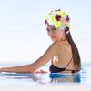 BESPORTBLE Swimming Cap Petal Shower Cap Three- Dimensional Flower Swimming Cap Swim caps for Women Swimming Long Hair 1Pc (Color) view 2