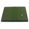 Portable Training Mat Anti Slip Mat Golf Practice Mat for Courtyard,Velvet Golf Mat, Balcony, Office, Garden, Living Room, Room (17.48 x 13.39 inch), Velvet Golf Mat, Portable Training Mat Anti view 1