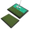 Portable Training Mat Anti Slip Mat Golf Practice Mat for Courtyard,Velvet Golf Mat, Balcony, Office, Garden, Living Room, Room (17.48 x 13.39 inch), Velvet Golf Mat, Portable Training Mat Anti view 3