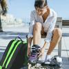 Gooyule Roller Skate Bag with Adjustable Shoulder Strap - Large Capacity Fits Quad, Inline and Most Roller Skating Accessories (Green) view 4