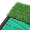 Mat Can Display Swing Trajectory,Golf Hitting Training Mat Anti Slip Swing Practice Rug with Fake Grass for Daily Cutting Action Practice, Effectively Analyze The Drop Pointor, Golf Hitting TRAI view 4