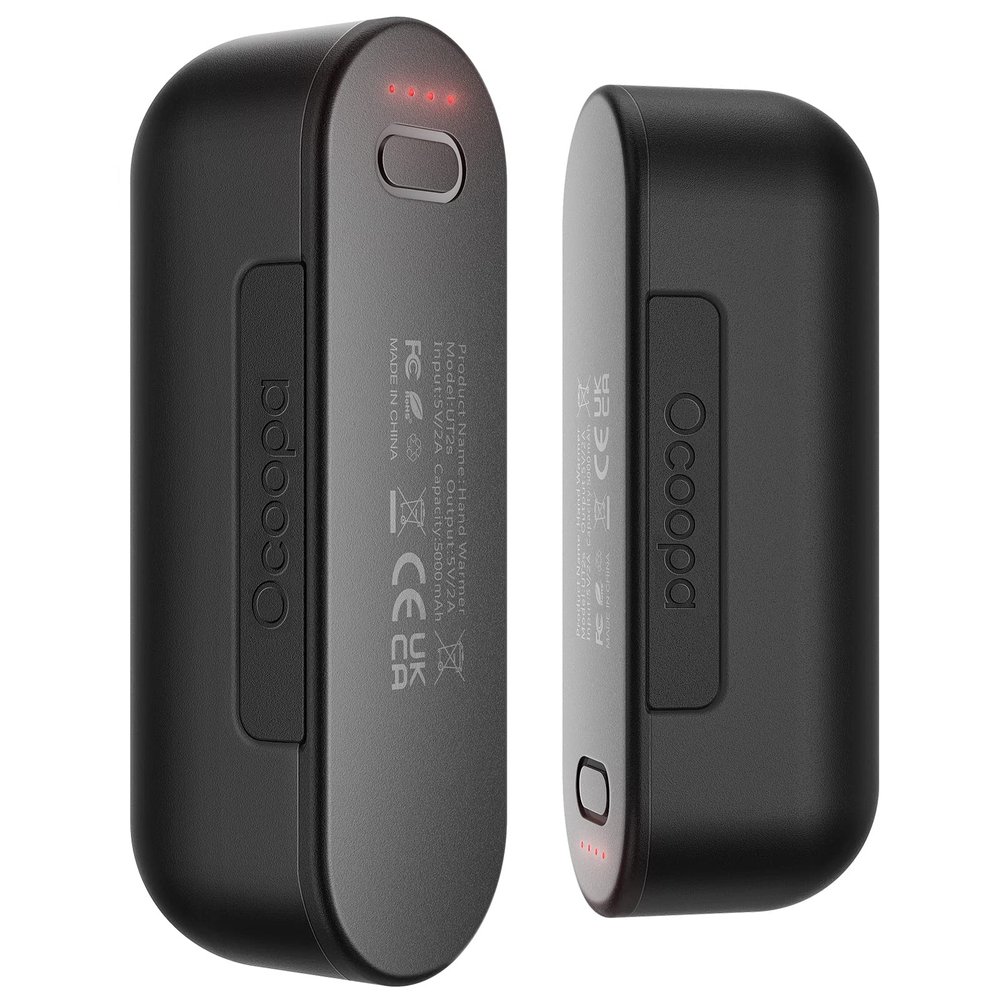 OCOOPA Magnetic Rechargeable Hand Warmers 2 Pack, 10000mAh Electric Handwarmer, 4 Levels Heat Up to 137, USB-C Portable Charger, Raynauds, Golf, Hunting, Gaming, Tech Gifts for Men, UT2s(MagTwins)