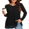 Netsmile Womens Tunic Tops Fall Long Sleeve Casual Shirts for Leggings 4XL view 2