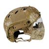 Airsoft Tactical Fast PJ Helmet with Removable Full Face Mask and Goggles for CS Game Wargame Halloween Cosplay view 4