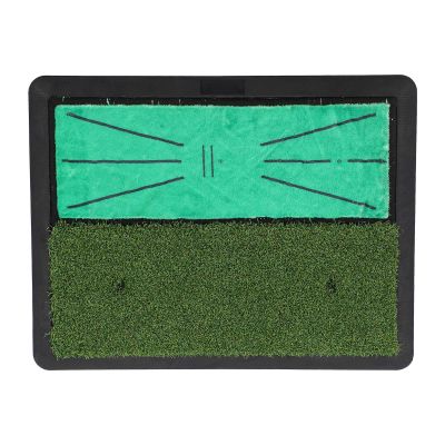 17 48 x 13 38 inch Charpie Indoor Swing Small Training Mat Non Slip for Courtyard Balcony, Golfer Hitting Practice Mat, Golfer Hitting Practice Mat, 17 48 x 13 38 inch VelvGolf Strike Pad Hitting Mat