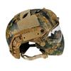 Airsoft Tactical Fast PJ Helmet with Removable Full Face Mask and Goggles for CS Game Wargame Halloween Cosplay view 4