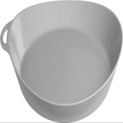 Lifeventure Ellipse Reusable Plate for Camping, Travel & Outdoor - Light Grey
