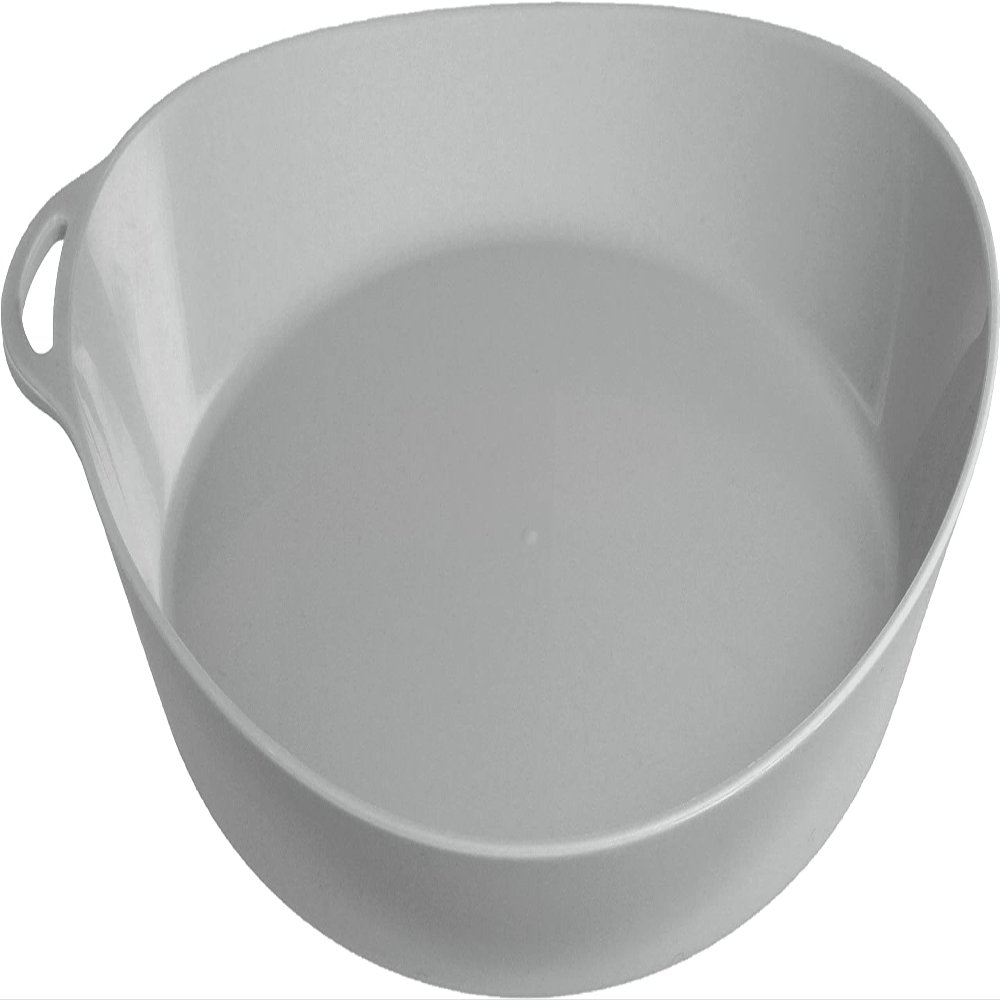Lifeventure Ellipse Reusable Plate for Camping, Travel & Outdoor - Light Grey