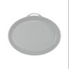 Lifeventure Ellipse Reusable Plate for Camping, Travel & Outdoor - Light Grey view 2