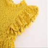 AnFeng Floral Kids Clothes Lace Print Princess Girls Baby Dress Hollow Girls Outfits&Set onsies3-6 Months Girls (Yellow, 110) view 4