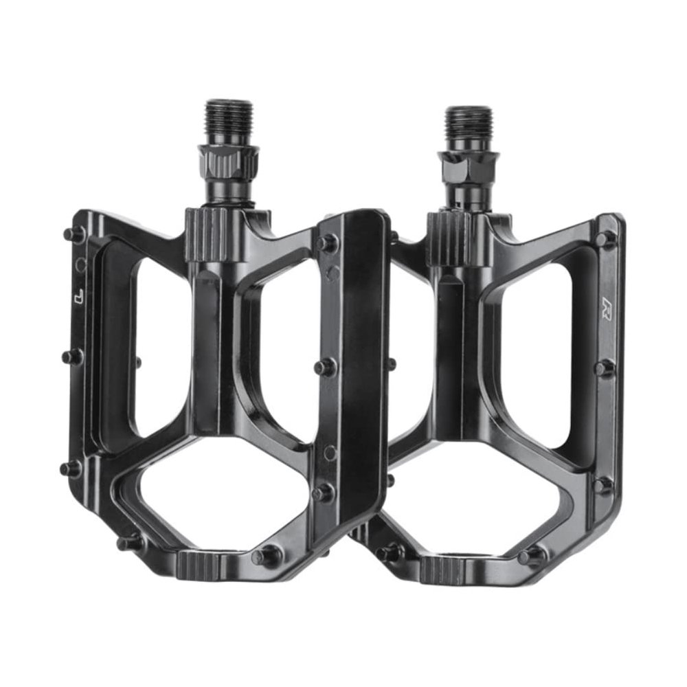 1 Pair Mountain Bike Pedals Aluminum Alloy MTB Pedals Wear-Resistant Anti Slip DU Bearing Wide Bicycle Flat Pedals for Road Mountain Bike