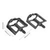 1 Pair Mountain Bike Pedals Aluminum Alloy MTB Pedals Wear-Resistant Anti Slip DU Bearing Wide Bicycle Flat Pedals for Road Mountain Bike view 2
