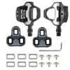 1 Pair Road Bike Pedals Cleats Set Lightweight Self-Locking Cycling Pedals view 2