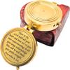 Vintage Brass Pocket Compass  Antique Navigation Compass with Lid, Handmade Maritime Gift for Men, Explorer, or Hiker (Trust in The Lord) view 4