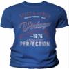 50th Birthday Gift Shirt for Men - Vintage Hot Rod Speed and Power Since 1976 - F/Royal-003-4X view 1