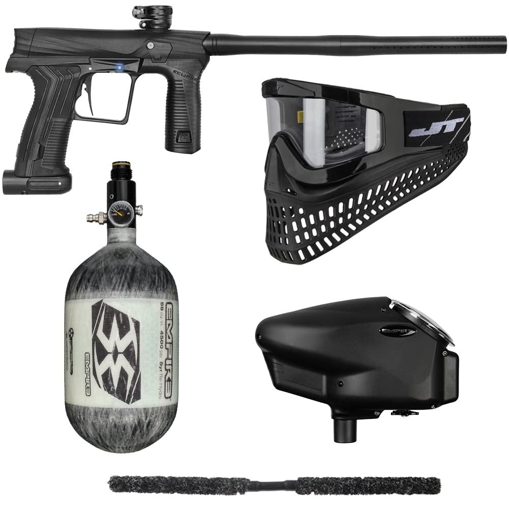 Action Village Planet Eclipse Etha 3 Electronic Insane Paintball Gun Package Kit (Tank Size: 68/4500, Black)
