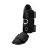 EvoShield Pro-SRZ 2.0 Batter's Leg Guard - Black, Left Hand Hitter view 3