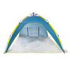 Bliss Hammocks BHT-A39-BY Pop-Up Beach Tent w/Carry Bag for Easy Travel, Sun Protection & Wind Resistant, Waterproof, Lightweight, Durable, Blue and Yellow view 2
