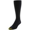GOLDTOE Men's Mild Compression Over The Calf Socks, Multipairs, Black (3-Pairs), Large view 2