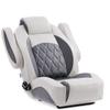 DeckMate Luxury Reclining Pontoon Captain's Chair - Gray and Charcoal view 2