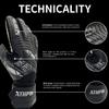 ATHPIK Goalie Goalkeeper Gloves with Pro Fingersaves, Strong Grip for The Toughest Saves, Protection to Prevent Injuries, Fit Match Training, Adult, Youth (Black & White, 6) view 3