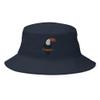 Toucan Bucket hat, Toucan Hats for Men, for Women, Embroidered Toucan hat, Unisex Size. Navy view 1