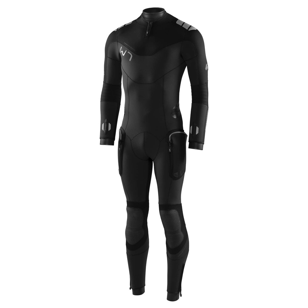 Waterproof Mens W7 5mm Backzip Wetsuit, Small