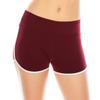 ALWAYS Booty Shorts for Women - Sexy Cute Soft Yoga Dance Dolphin Shorts Burgundy White XS view 2